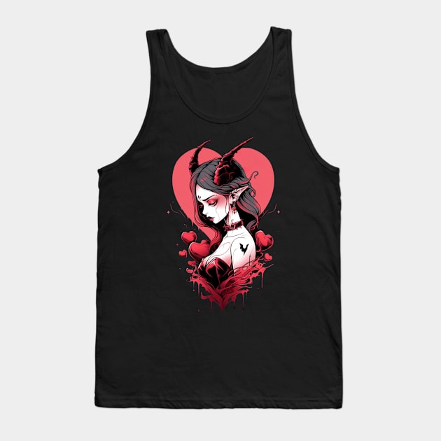 Valentines Cutie Tank Top by DarkSideRunners